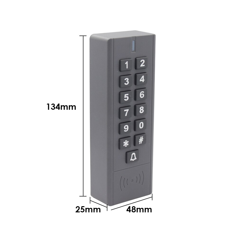 Waterproof Wireless Door Lock Remote Control Access Control 125Khz EM Card RFID Wireless Access Control Keypad Control Reader