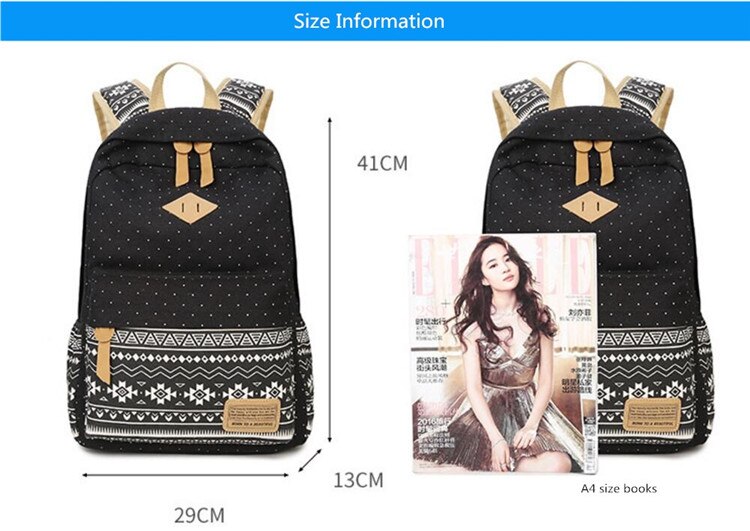 OKKID enfants école sac à dos ensemble étudiant toile sac à dos cartable stylo crayon sac enfants sacs d'école pour les filles directe