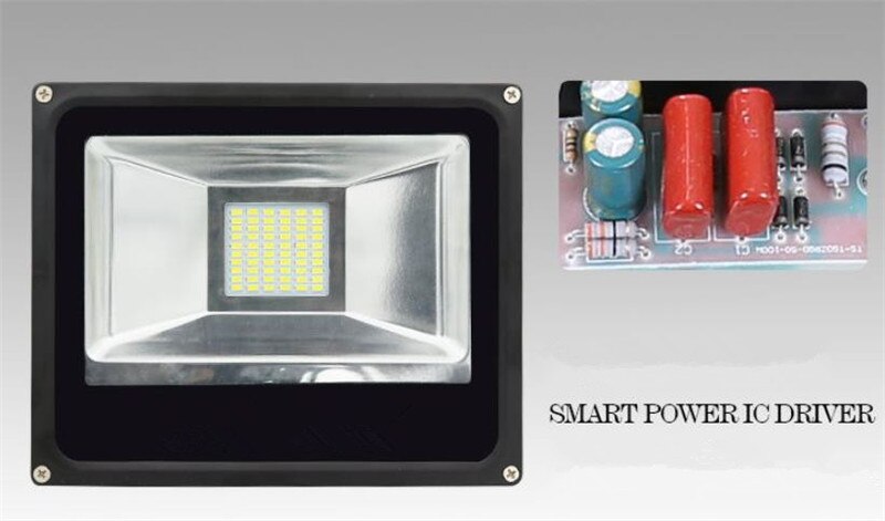 Reflector LED de 80W, 200W, 300W, 600W, impermeable, 85-265V, foco Reflector LED para iluminación exterior, lámpara de jardín
