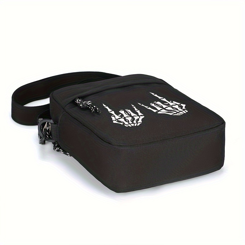 Halloween-tas crossbodytas van Oxford-stof voor heren Lichtgewicht 100-stijlvolle canvas schoudertas Kleine herentas