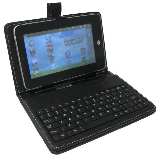 Universal Keyboard And Case For 7-Inch Tablets flap closure Universal Keyboard And Case Tablets#T2: Default Title