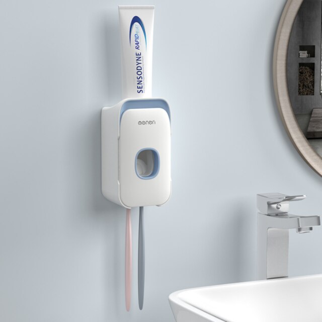 Automatic Toothpaste Dispenser Wall Mount Bathroom... – Grandado