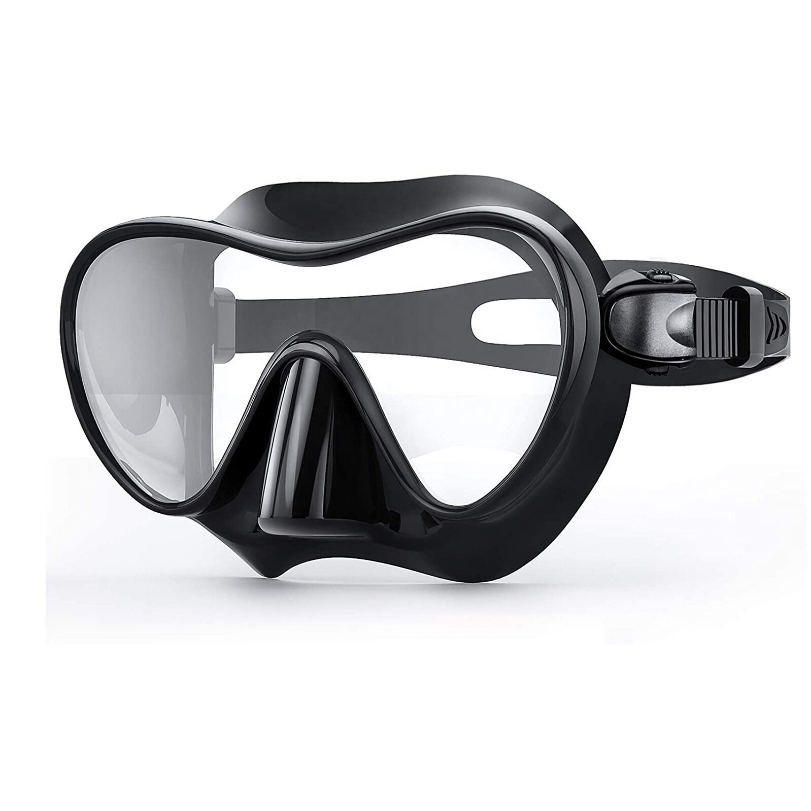 Professional Silicone Diving Mask - Tempered Glass - Adult & Kids - Underwater Sports Scuba Gear