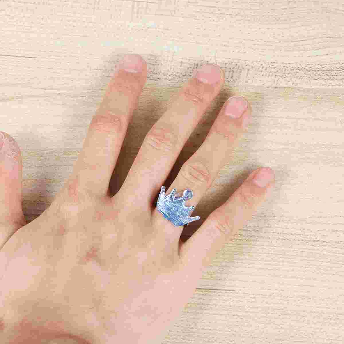 10 acryl-diamantringe in herzform, verpackt in einer schachtel, #39 -diamantringe für mädchen: Ursprünglich Titel