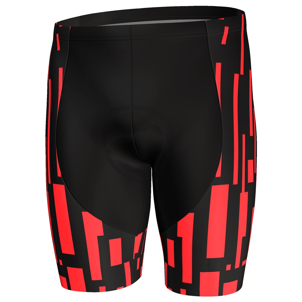 Hirbgod novo vermelho e preto pro ciclismo shorts men 3d anti deslizamento acolchoado gel ciclismo equipe mtb mountain bike calças curtas, TYZ084-06