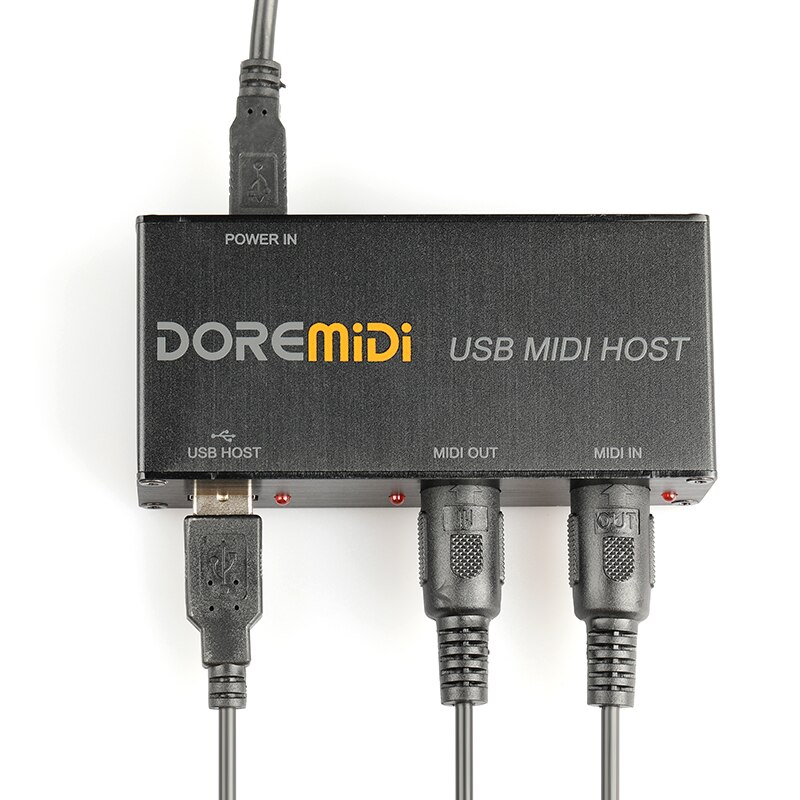 DOREMiDi UMH-10 USB MIDI Host caja MIDI Host USB A Adaptador de convertidor MIDI