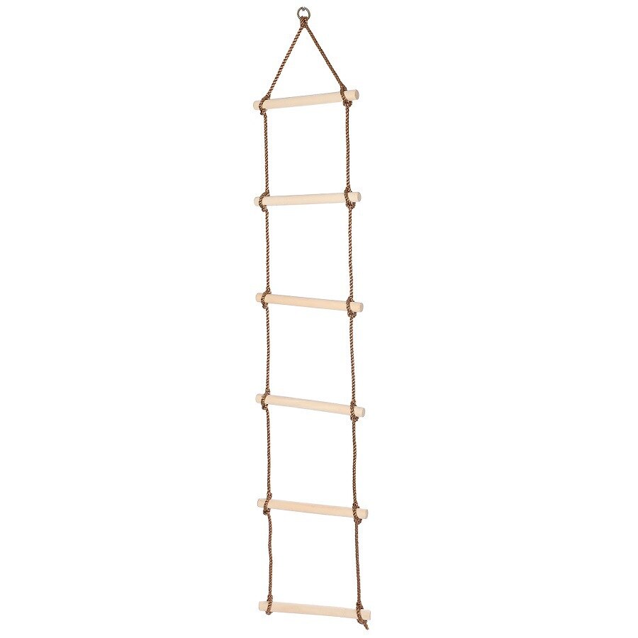 Red House Children Indoor Outdoor Playground Accessories Wood Children Six-Speed Ladder