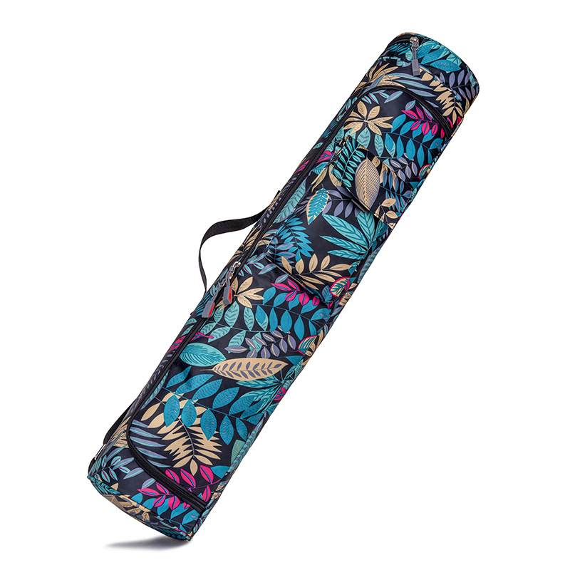 Yoga Bag Yoga Mat Bag Printed Men Women Sports Mat Bag Pilates Mat Backpack Fitness Dance Gym Mat Cover Sports Backpack: plum