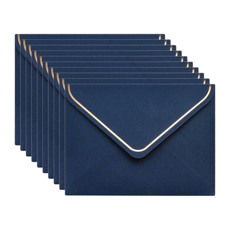 Stamping Zegen Eenvoudige Creatieve Wenskaart Bijpassende Envelop Boodschap Kaart Verjaardag Wenskaart Set Van 10 Ets: BE