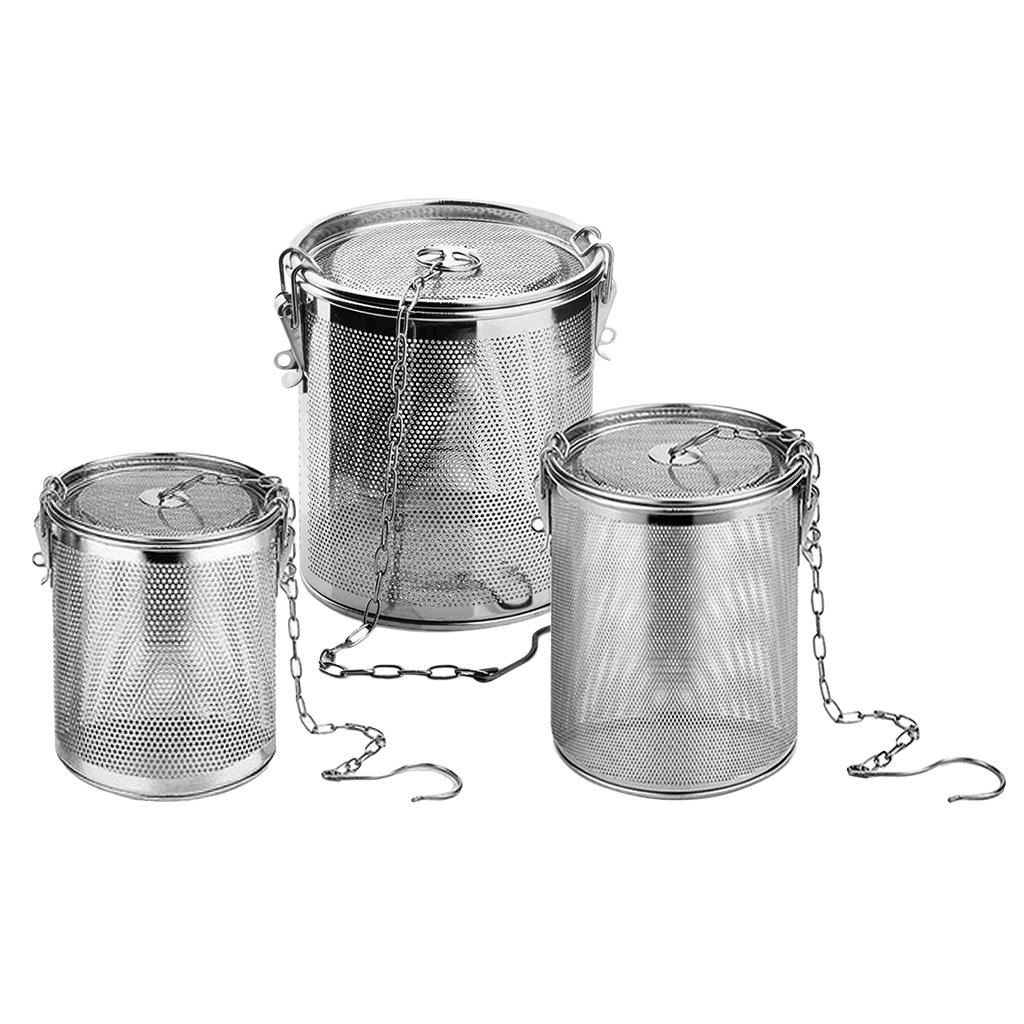 Krydderisier med fint net 304 stk. tekugler i rustfrit stål til te, urter, suppe, krydderier, kaffefilter, køkkenredskab