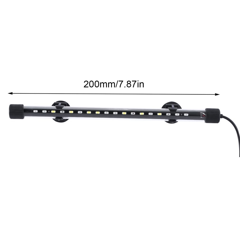 RGB Aquarium licht 60-80cm tauchen lampe Bunte lampe Wasserdichte Unterwasser Clip für pflanzen Aquarium tank ätherisches Amphibien verwenden