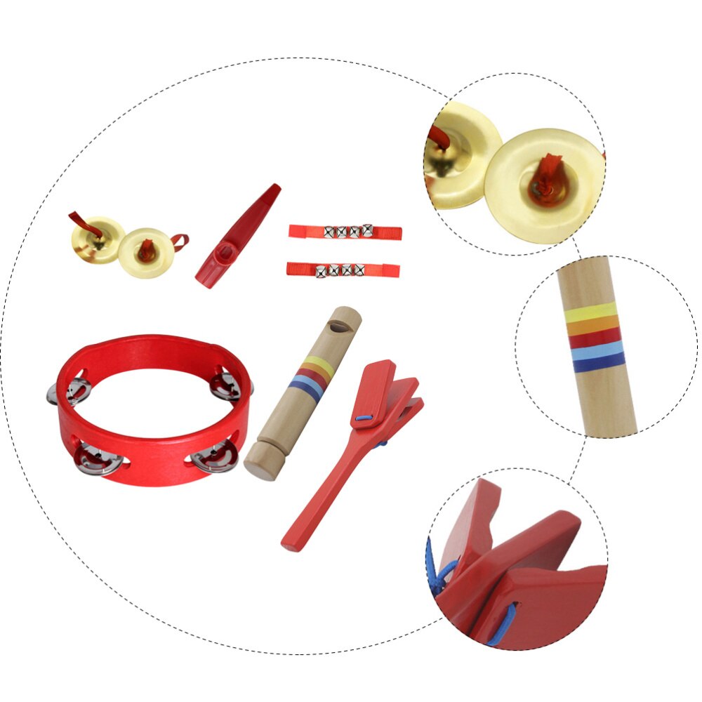 6pcs/set Educational Preschool Kids Toddler Musical Percussion Instruments
