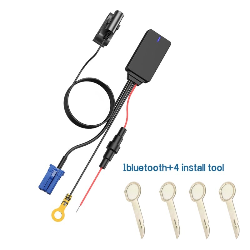 8Pin Wireless Handsfree Bluetooth 5.0 Module Aux Cable ISO Adapter Dongle Audio Stereo Mp3 for Skoda Polo-EOS Golf Passat Toura
