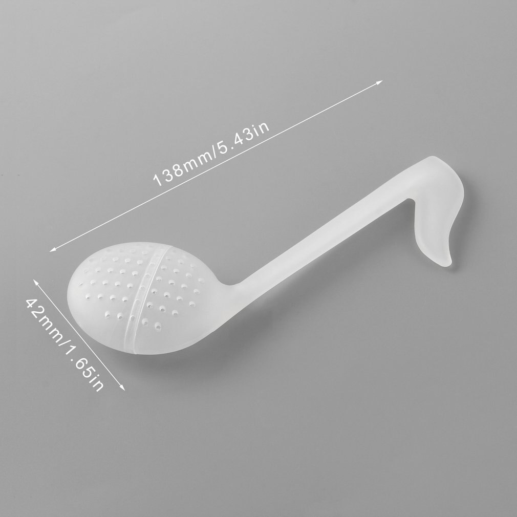 2PCS Teaspoon Infuser Filter Music Note Convenience Tea leaf Strainer Teaspoon Infuser Modern Plastic