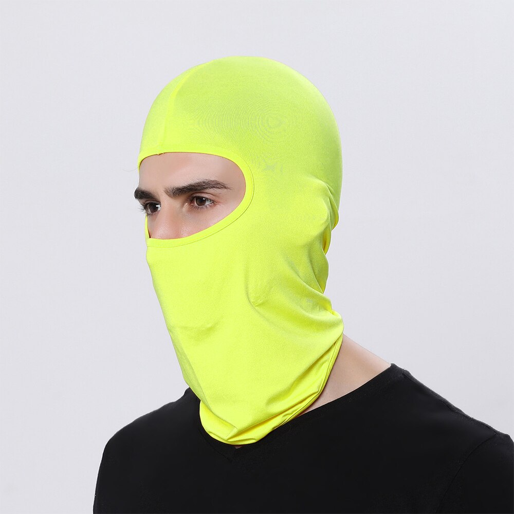 Czapka kolarska maska motocyklowa kominiarka rowerowa kominiarka przeciwsłoneczna kominiarka kominiarka kominiarka męska akcesoria rowerowe: Fluorescent green