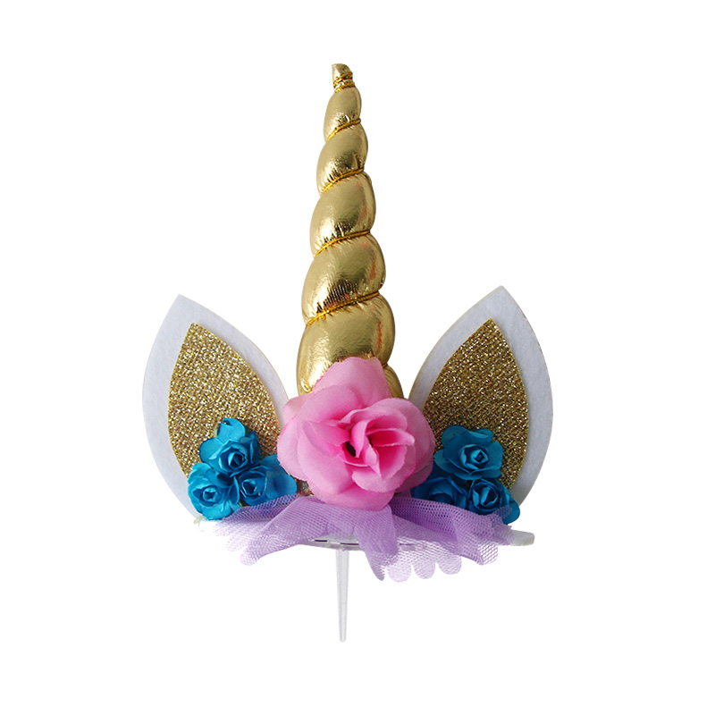Eenhoorn feesttaarttopper wolk regenboog taartvlaggetjes decoratie kinderverjaardagsfeest cupcake topper eenhoorn feestartikelen
