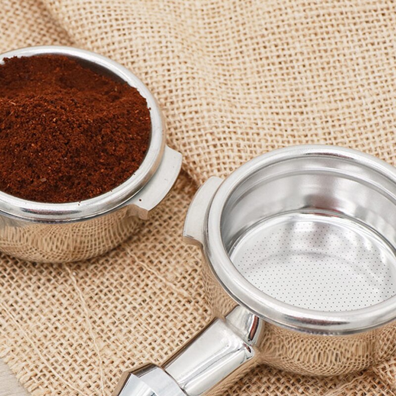 Coffee Machine Handle Bottomless Filter Holder Stainless Steel Espresso Coffee Maker Parts Accessory