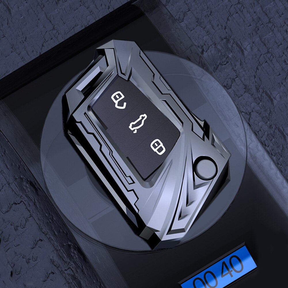 Zinklegering auto afstandsbediening sleutelbehuizing voor volkswagen vw golf 7 mk7 tiguan touran voor skoda octavia  a7 seat leon ibiza