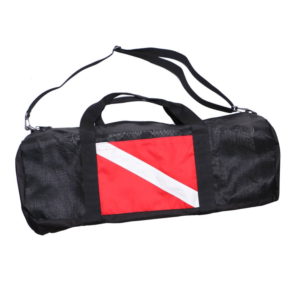 Grote Rits Dive Vlag Mesh Gear Bag Rugzak Voor Duiken Zwemmen Snorkel