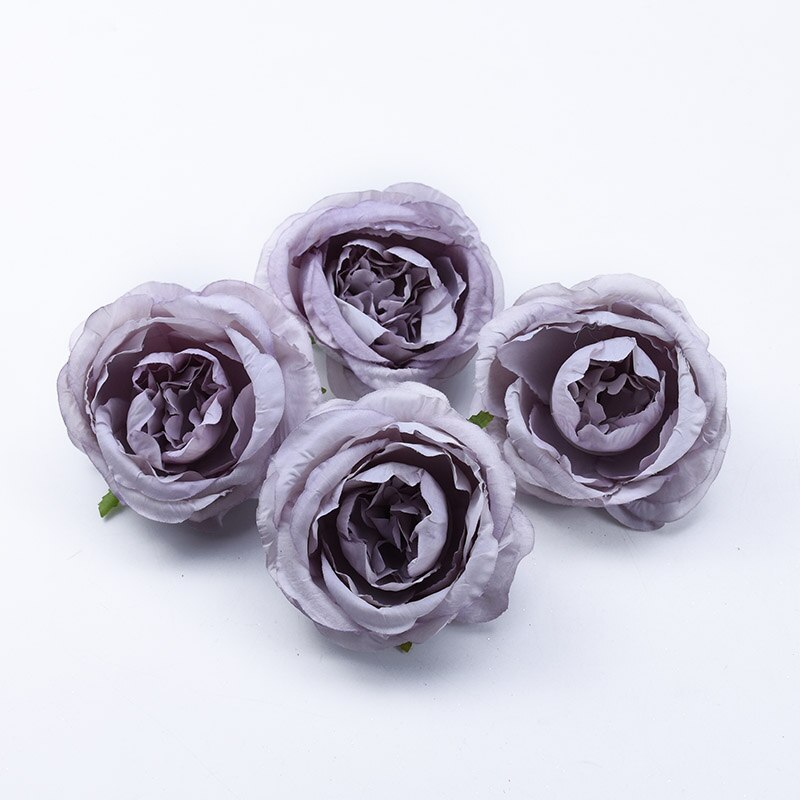 30/50pcs 7 CM silk roses Artificial flowers for Home decoration Christmas Wedding Diy Headwear brooch supplies Scrapbook: 1 / 30pcs