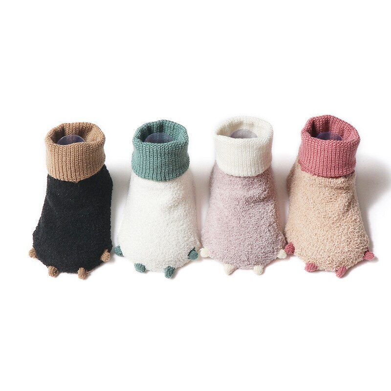 0 Tot 18 M Herfst Winter Antislip Baby Sokken Thicken Warm Pasgeborenen Zuigelingen Meisjes Fleece Sokken Leuke Jongens sokken