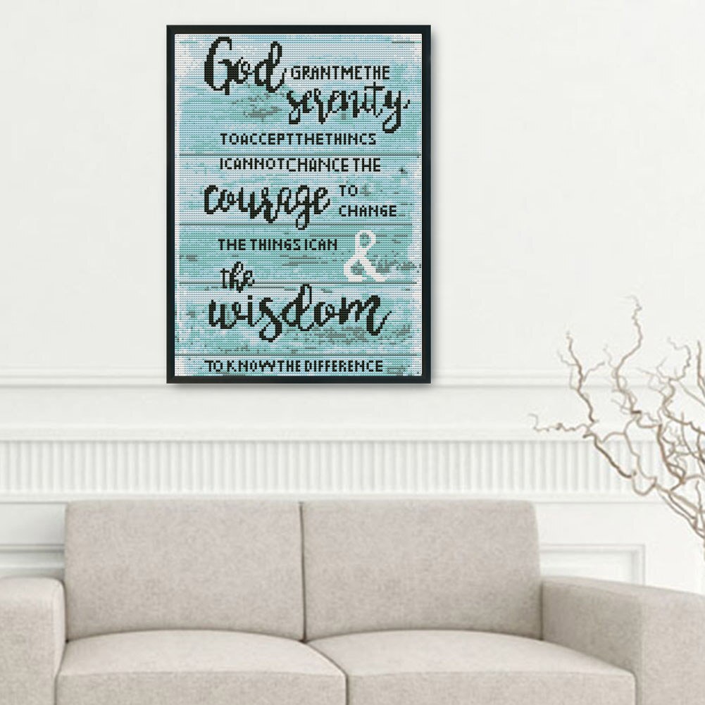 11CT Stamp Print Cross Stitch Kits DIY Positive Needlework Decor 30 X 40cm Still Life Series Kit Home Decoration Wall Art