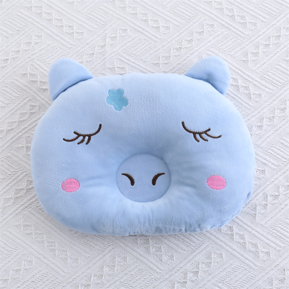 Beanie Velvet Massage Breathable Baby Pillow Solid Color Shaped Pillow Christmas Halloween Thanksgiving Easter Year: WHITE