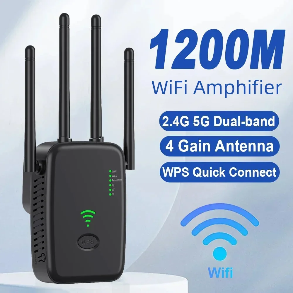 1200 mbps bezprzewodowy router wi-fi, wzmacniacz sygnału wi-fi 2.4g 5g sygnału wi-fi, router wi-fi do biura domowego