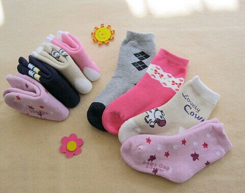 4Pairs/lot winter Socks / Cotton Socks Infant Models Thick Warm Socks / Baby Boy Atws0040