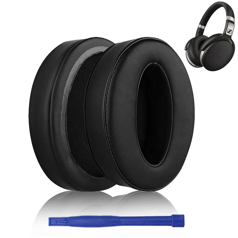 Almohadillas de repuesto para auriculares Sennheiser HD4.50BT HD4.50BTNC HD450BT 4.40BT HD4.40BT: Negro
