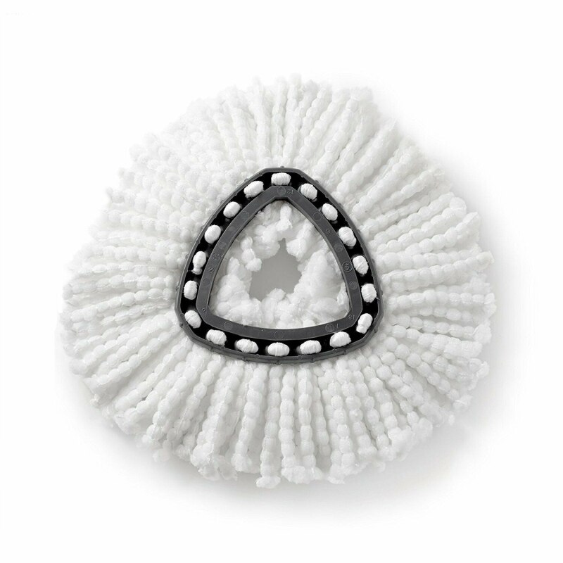 Tête de vadrouille de sol en microfibre | Remplacement de 360 têtes rotatives, facile à rotation, pour la gouvernante, nettoyage de sol à la maison, vadrouille de nettoyage de sol: Default Title