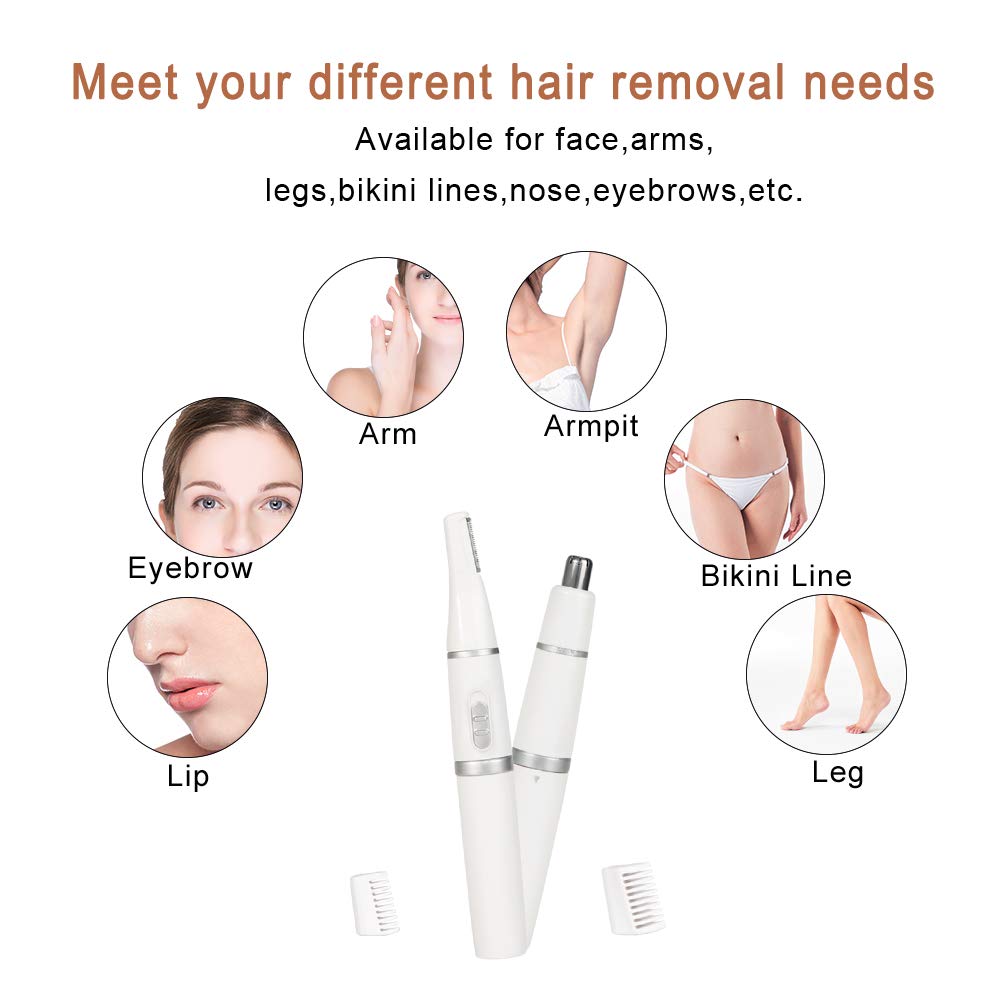 4 in1 Nose hair trimmer for men trimer women eyebrow trimmers razor for nose hair clipper nose hair removal ear razor