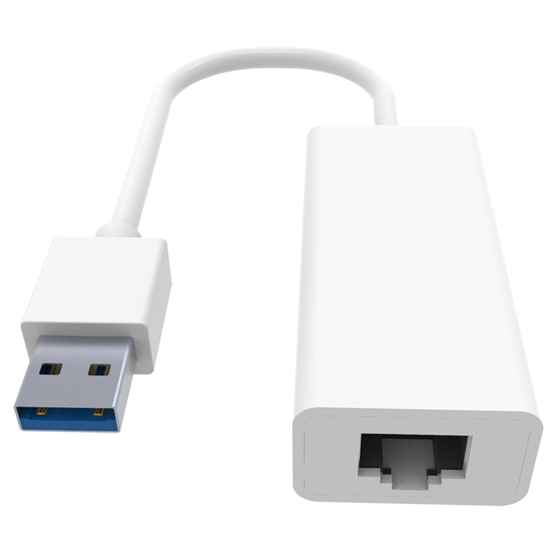 Adattatore di rete USB 3.0 Gigabit Ethernet LAN RJ45 1000Mbps per PC Windows Mac