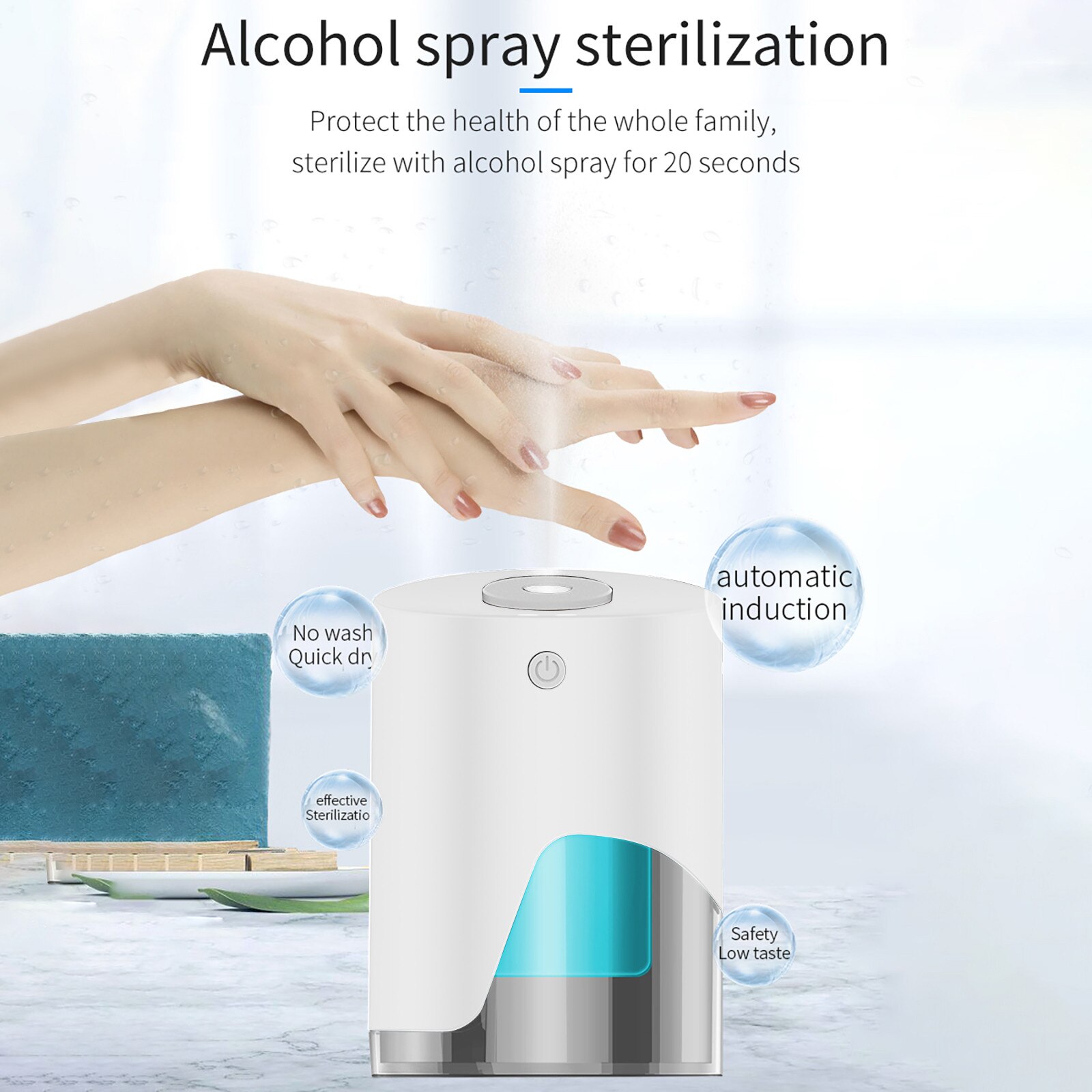 atomization disinfection fog machine Intelligent Induction Alcohol Disinfection Automatic Atomization Sprayer Hand Cleaner