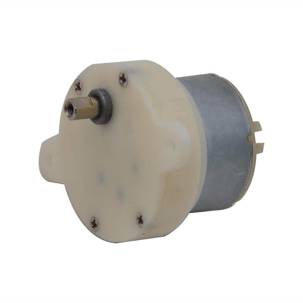 Dc 12v -växlad motor högt vridmoment långsam hastighet mikro elmotor växellåda sakta ned mute 3 rpm 4mm axel