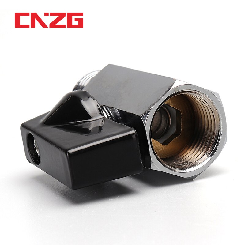 1/8" 1/4" 3/8" 1/2" Threaded Mini Brass Ball Valve BSP Male To Female Air Compressor Water Gas Oil Shut Off Valve