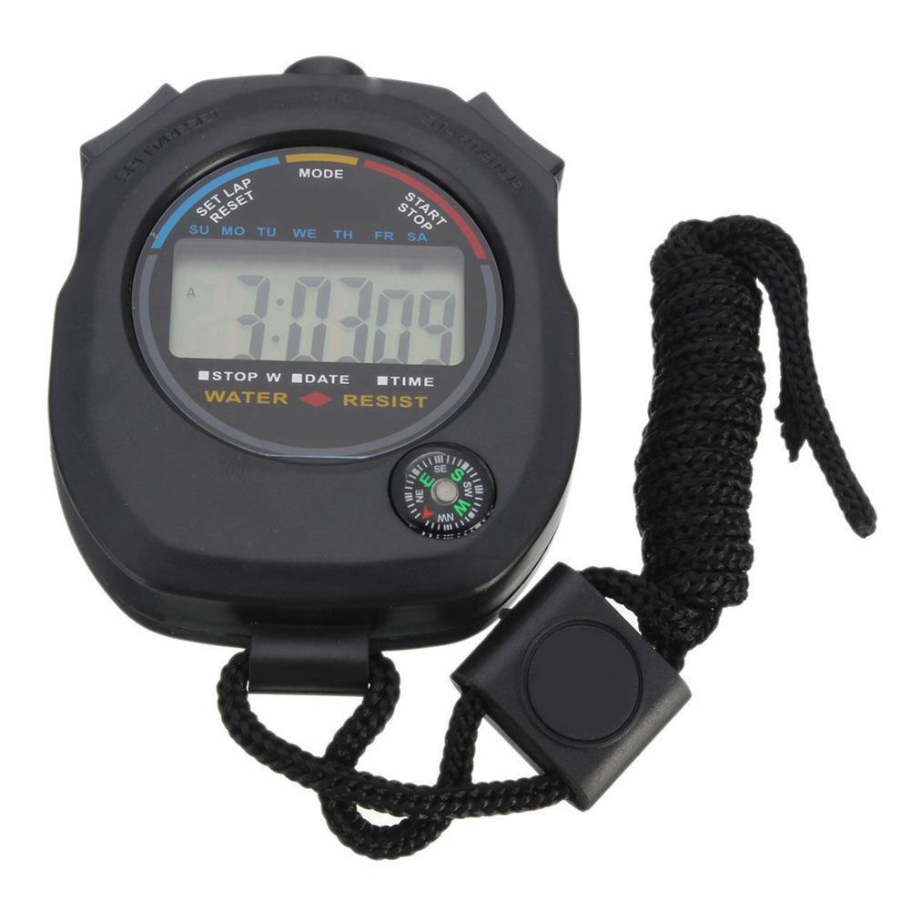 1 Pcs Digital Stopwatch Timer Multifuction Handheld Sports Stop Chronograph Training Outdoor Watch Timer Runni A5g6: Default Title