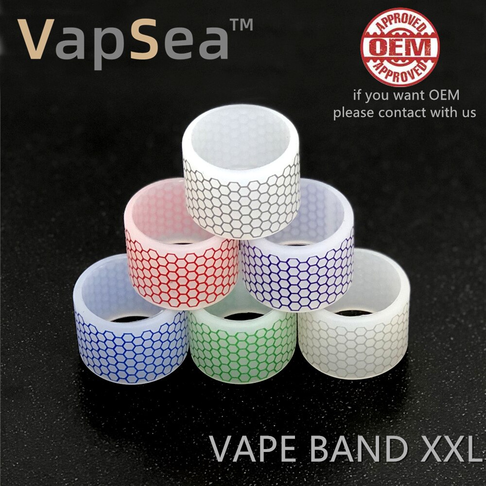 Skidproof Vape Band Xxl Universele Vapeband Bubble Glazen Buis Beschermende Siliconen Hoes Voor Mech Mod Vape Rda Rta Doos Mod