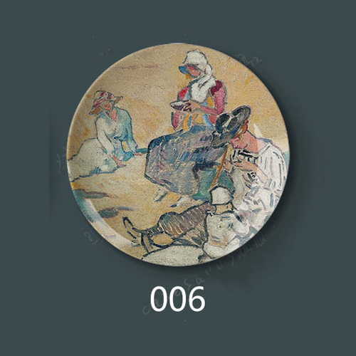 Dekorplater 8 tommer louis valtat oljemaleri dekorative kunstplater hjem vegg hall hengende: 6