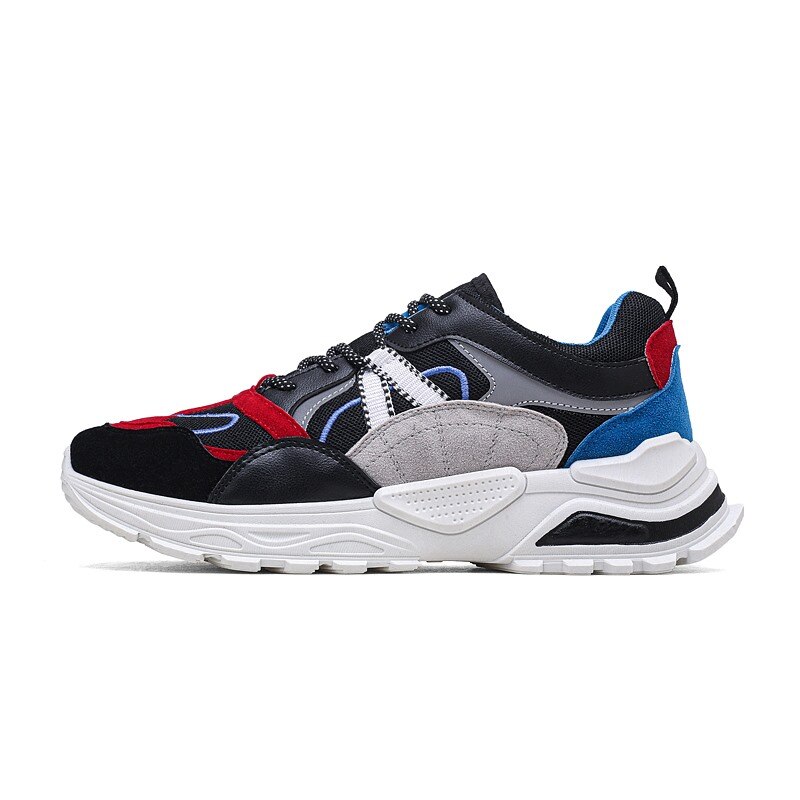 Männer der Trend Lässig Turnschuhe Atmungs Trainer Persönlichkeit Komfortable Weichen boden Exklusive Joggen Schuhe: Schwarz / 7.5