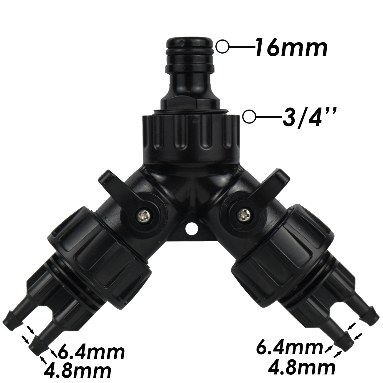 KESLA Tuin Micro Druppelirrigatiesysteem Kit 1/4 ''Dripper Sprinkler Automatische Watering Kit voor Pot Bonsai Balkon Kas: Sky Blue