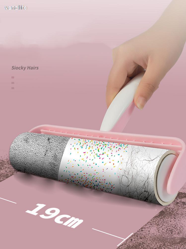 Vanzlife Roller Tear 19Cm Stof Kleverige Papier Kleding Huishouden Kleren Ontharing Roller Borstel Roll Papier Wol Stained Artefact