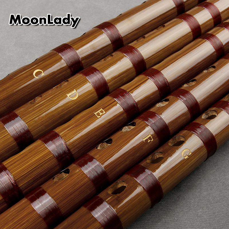 Flauta de bambú hecha a mano para principiantes y amantes de la música, Flauta de Boutique tradicional china, Dizi, de madera