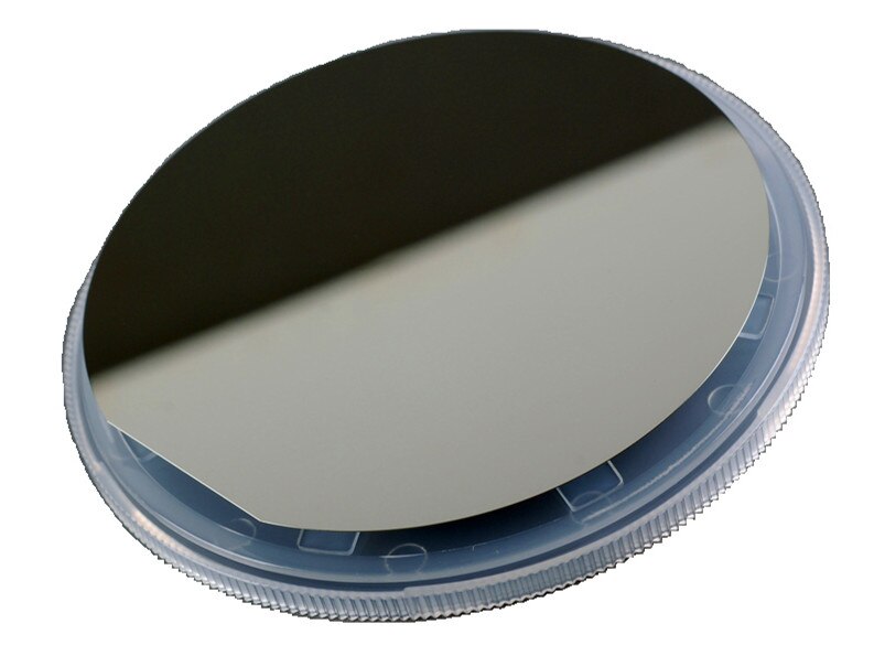 1-inch dubbelzijdig gepolijst silicon substraat/weerstand van 5-10 ohm per centimeter, dikte van 400um