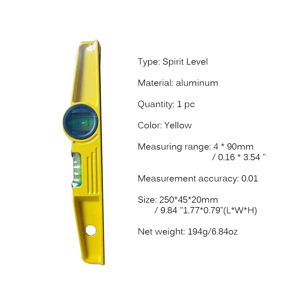 Magnetic Levelling Instrument Ruler Anti-Rust Bubbles High Precision Spirit Level Horizontal Ruler Measuring Tool Handel Tools