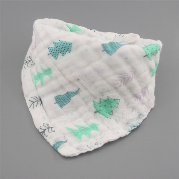 5 Stuks/partij Baby Slabbetjes Meisjes Jongens Baby Doek Cartoon Afdrukken Babyvoeding Bandana Slabbetjes Katoenen Garen Bebe Accessoire Baby Als: 13