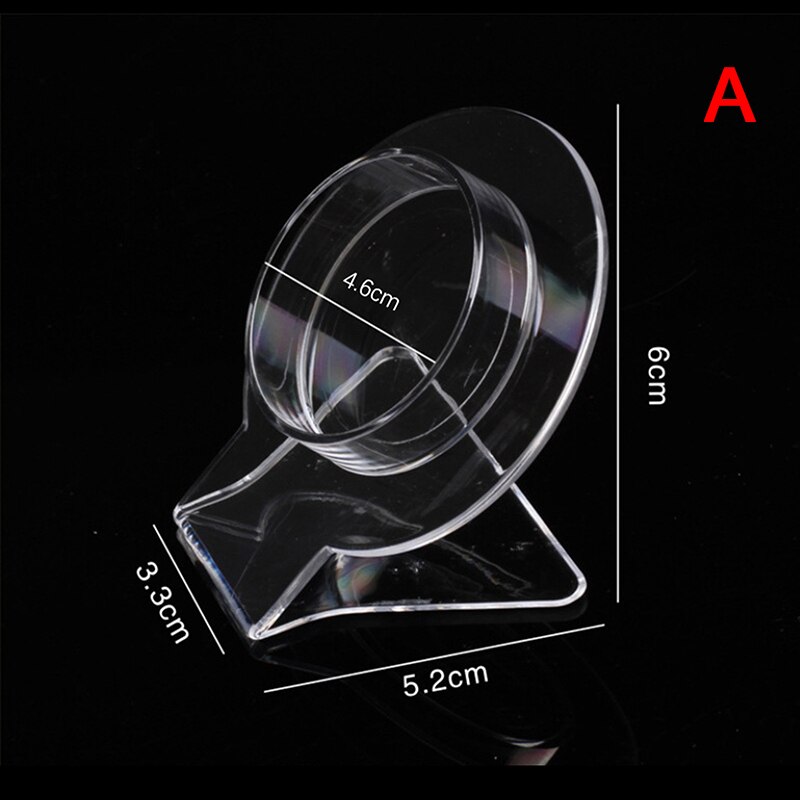 Acrylic Bracelet Jewelry Wrist Watch Display Rack Holder Show Case Stand Tool Clear Plastic Display: A