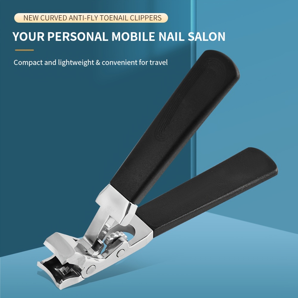 1Pcs Angled Head Nail Clippers for Seniors - Ergonomic Toenail Clipper for Thick Nails, Premium Steel Nail Cutter Trimmer