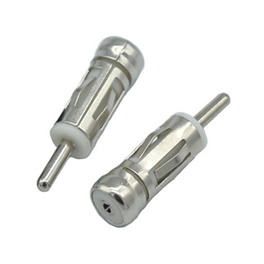 Antenna Adapter Universal Car Vehicle Aerial Antenna Mast Adapter Stereo Radio ISO To Din Metal Alloy Mast Adapter Connector