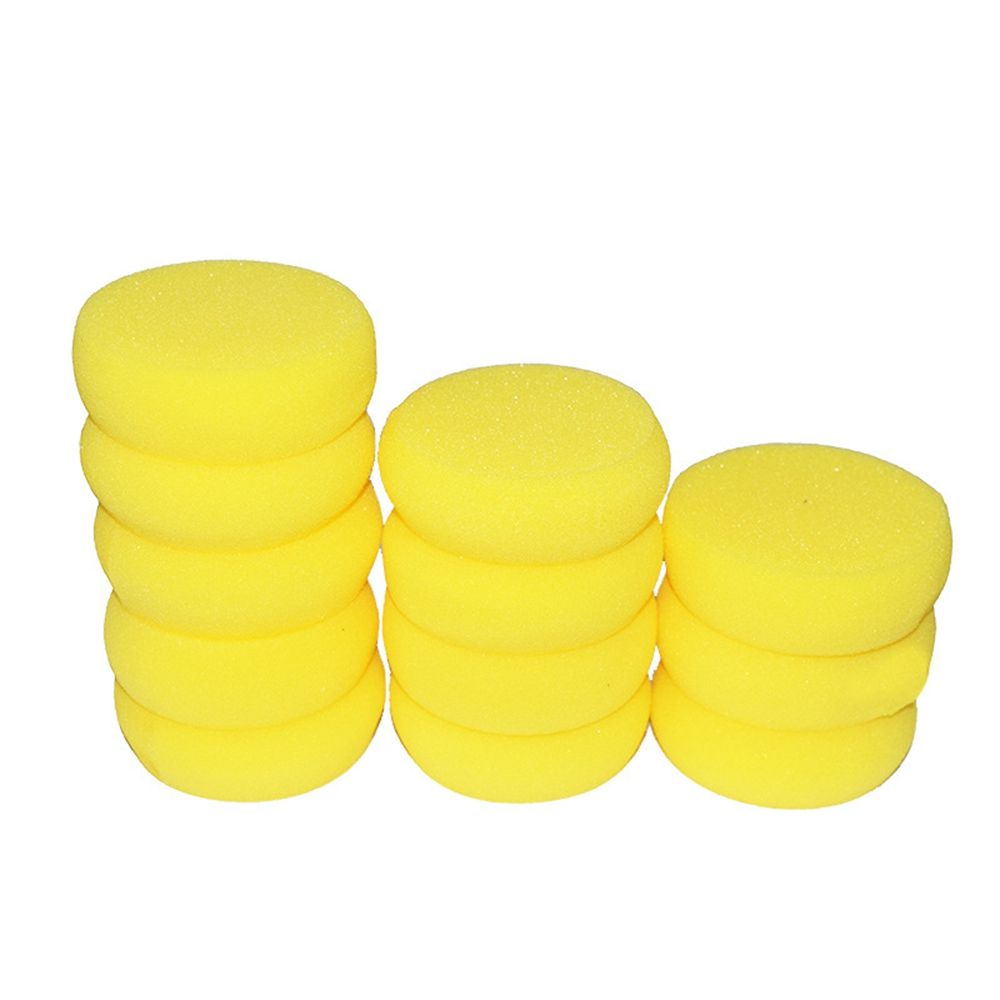 12 stk/pakning rund form keramisk skum, vandabsorberende svamp, skulptur, keramikværktøj, tilbehør: Default Title